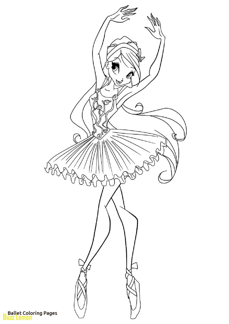 Ballerina Princess Coloring Pages