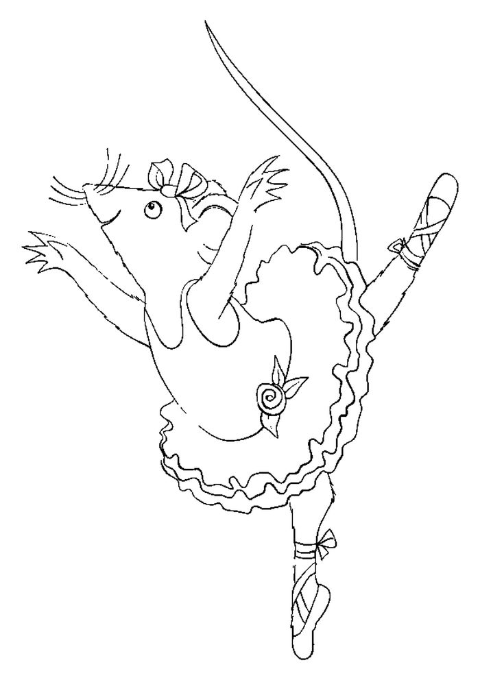 Ballet Arabesque Coloring Pages