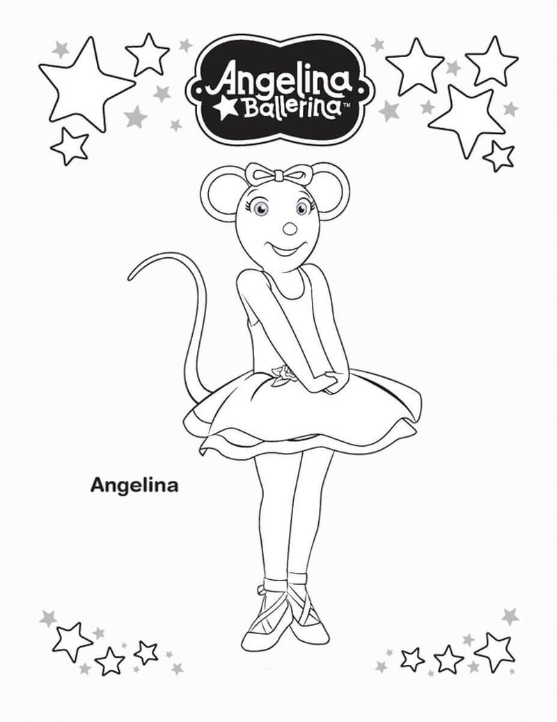 Ballet Ballerina And Dancing Coloring Pages