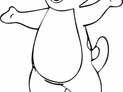 Barney birthday coloring pages