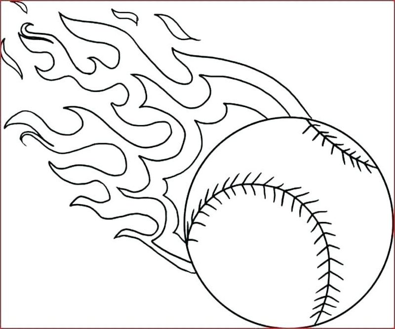 Baseball Coloring Pages Kids