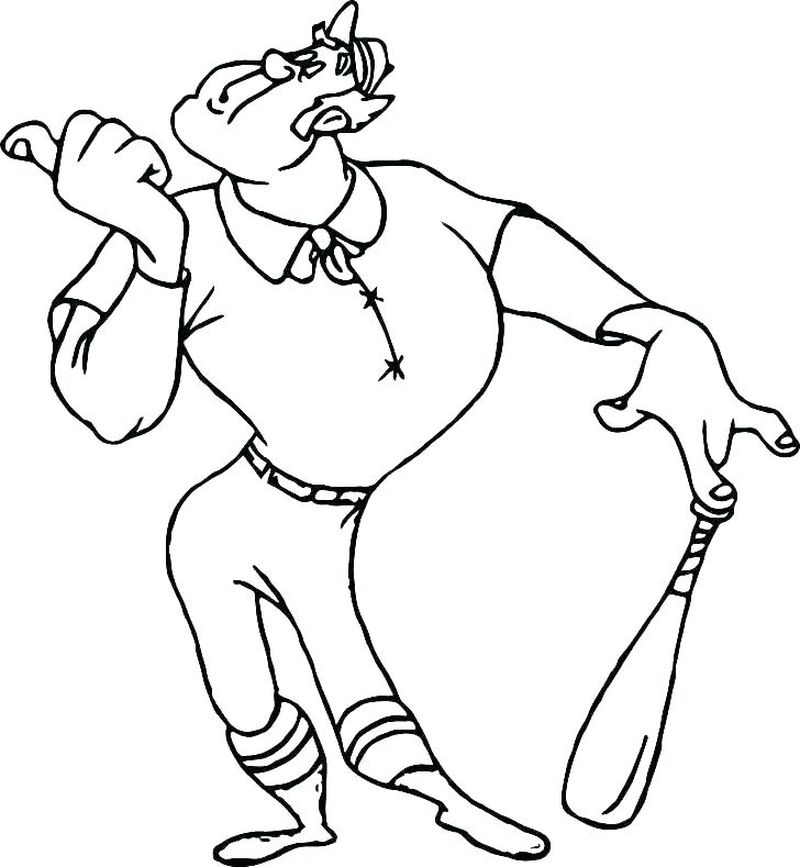 Baseball Coloring Pages Mlb