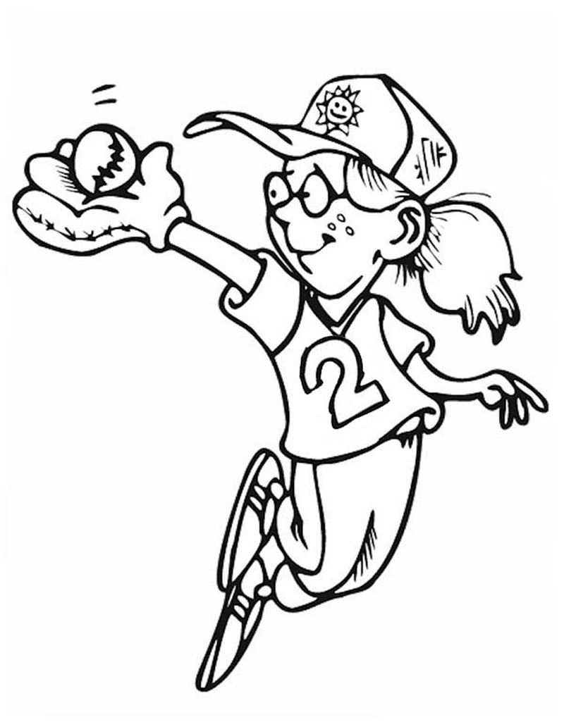 Baseball Field Coloring Pages