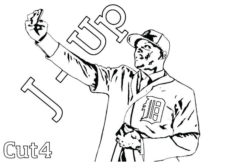 Baseball Printable Coloring Pages