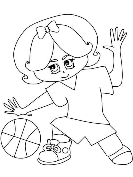 Basketball Coloring Pictures