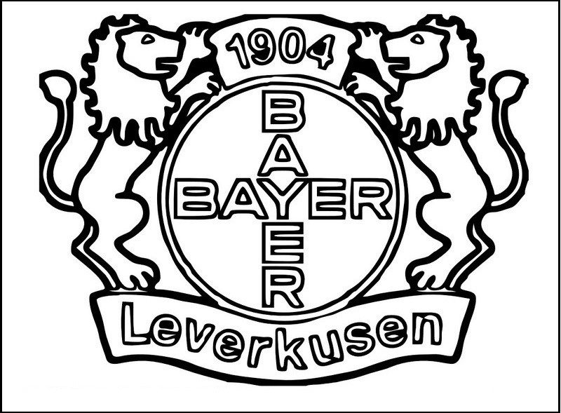 bayer 04 leverkusen coloring pages