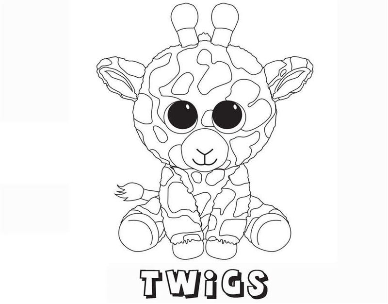 Beanie Boo Coloring Pages Printable