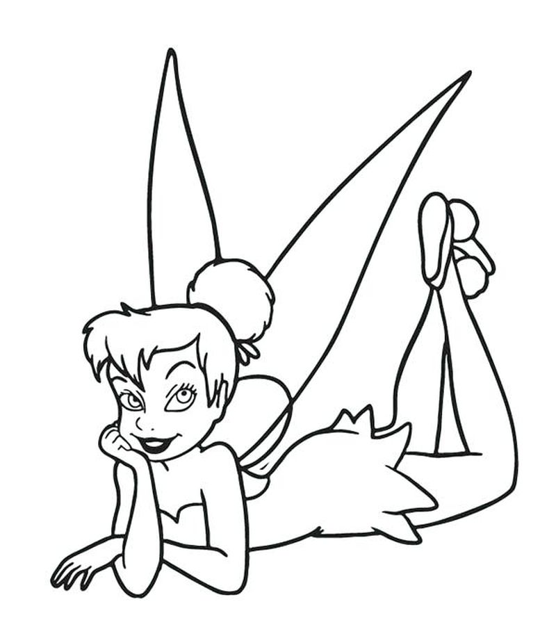 Best Tinkerbell Print Out Coloring Pages