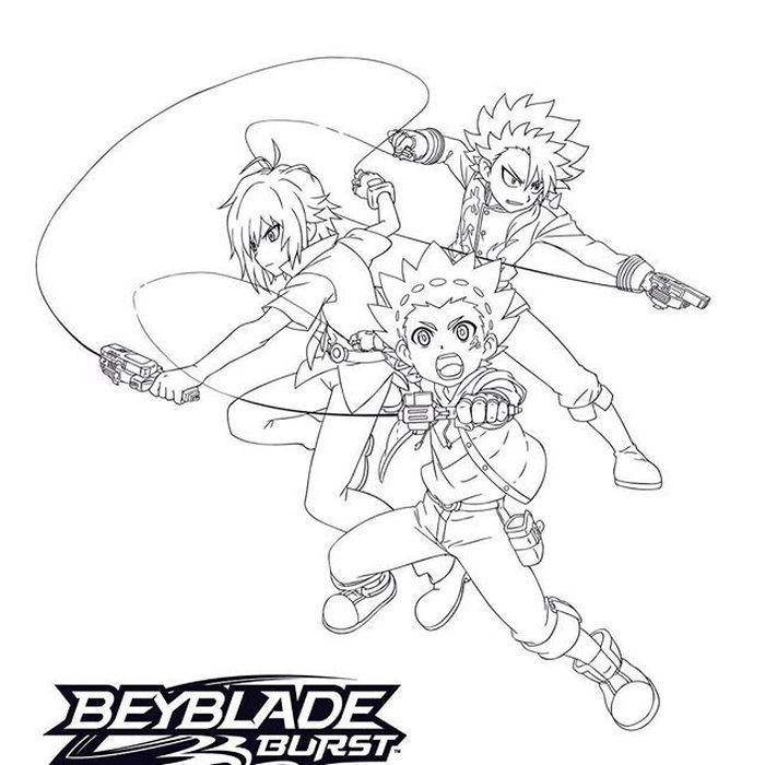 Beyblade Burst Coloring Pages Valtryek