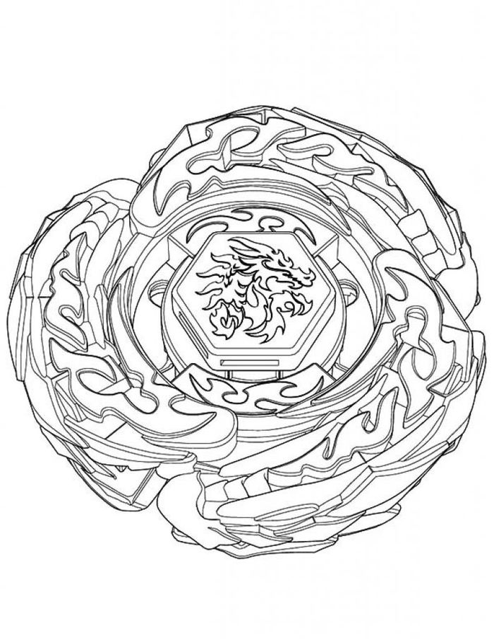 Beyblade Burst Evolution Coloring Pages