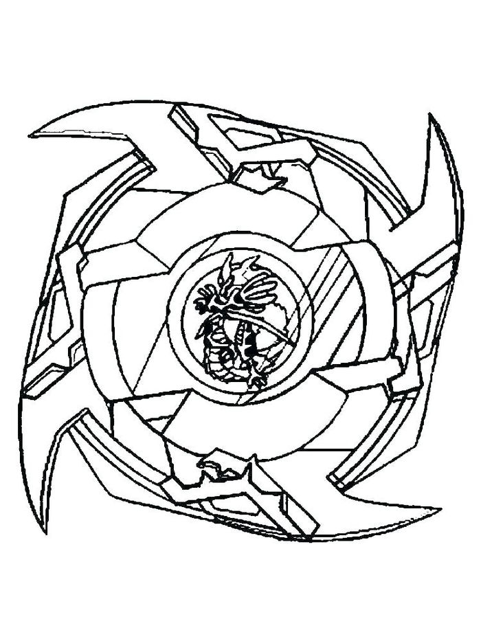 Beyblade Burst Evolution Printable Coloring Pages