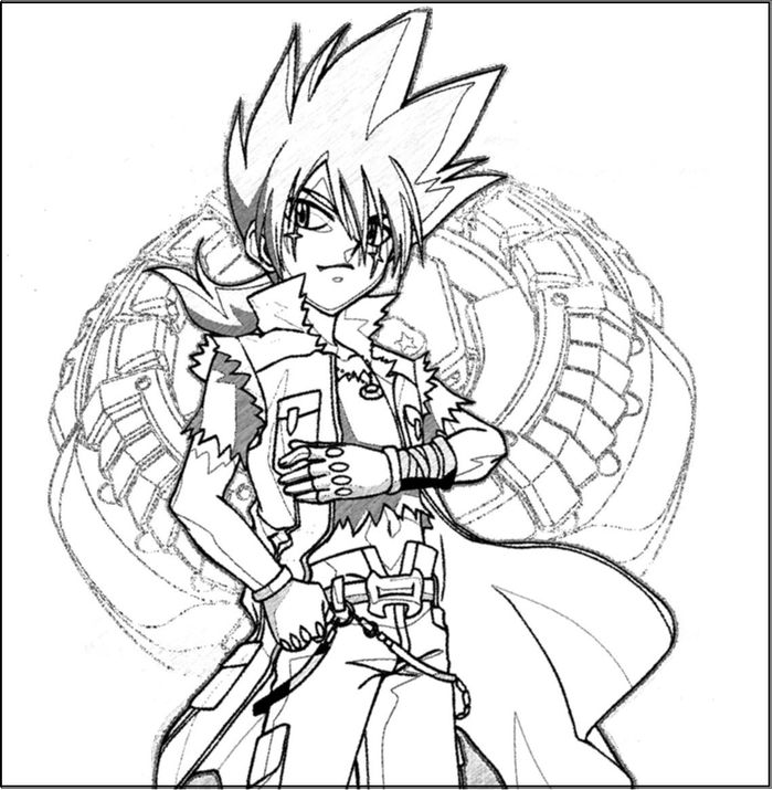 Beyblade Sagittario Coloring Pages