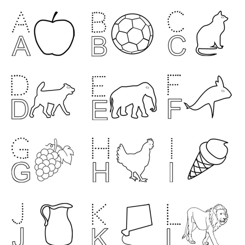 Bible Alphabet Coloring Pages