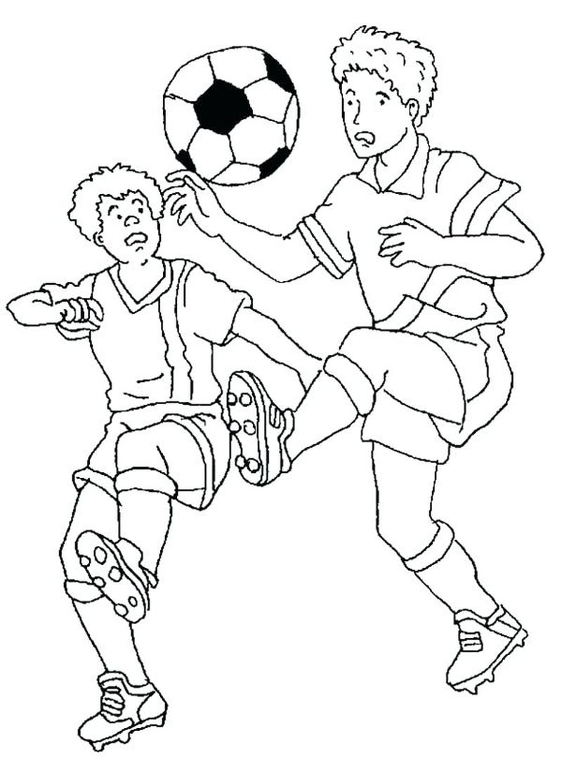 Big Soccer Ball Coloring Pages