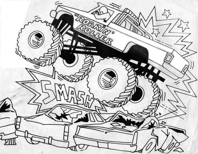 Bigfoot Monster Truck Coloring Pages