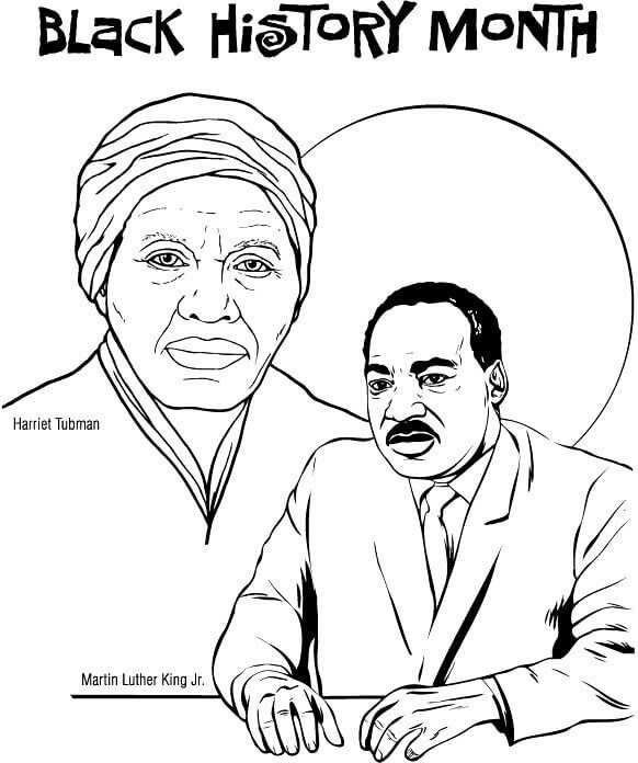 Black History Month Coloring Pages Free Printable