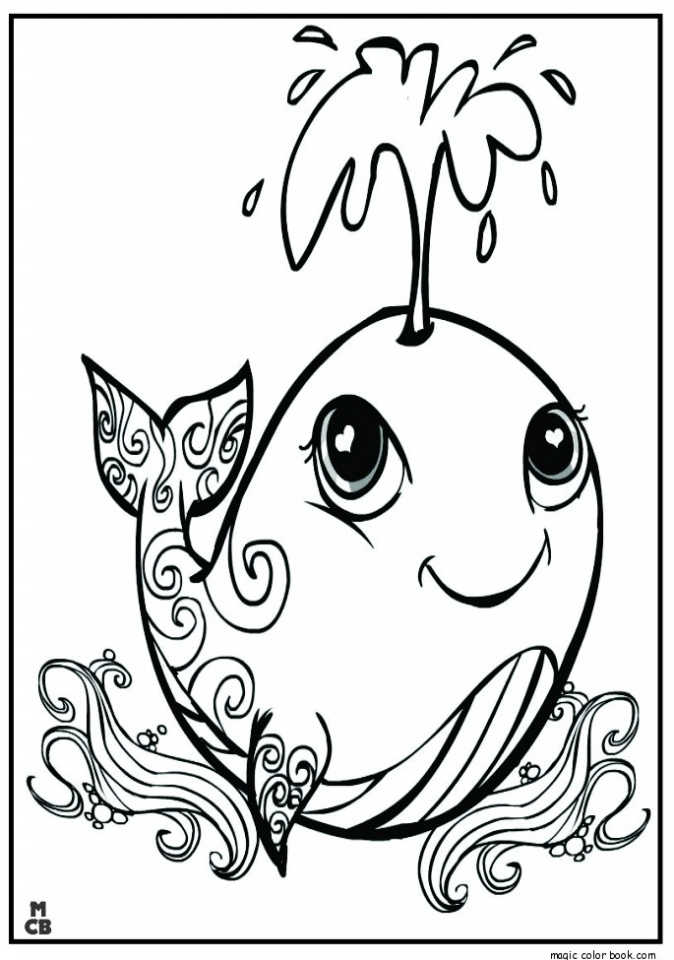 Blythe Littlest Pet Shop Coloring Pages Whale