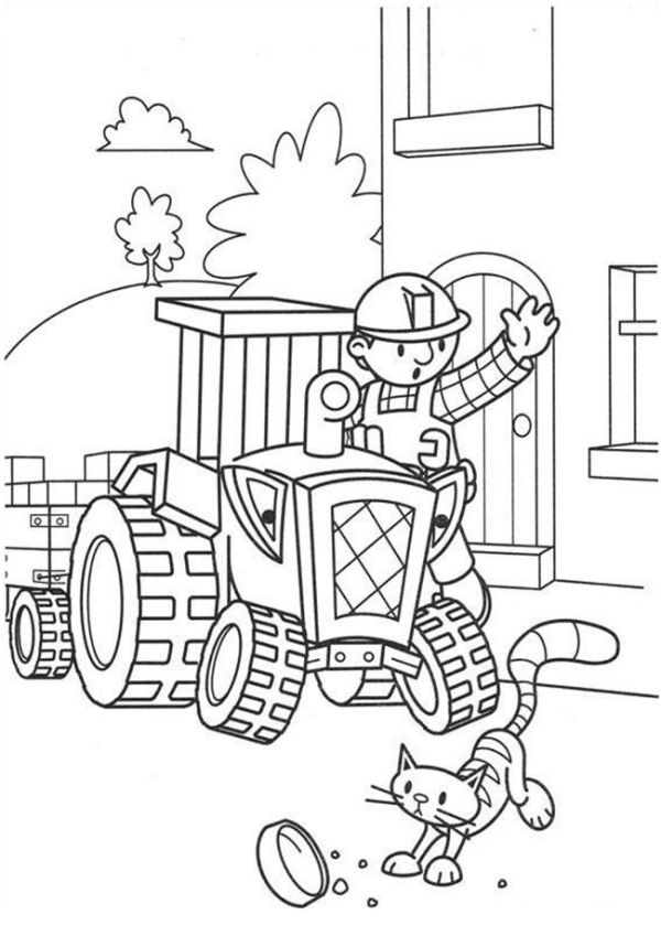 Bob The Builder Coloring Page Photos