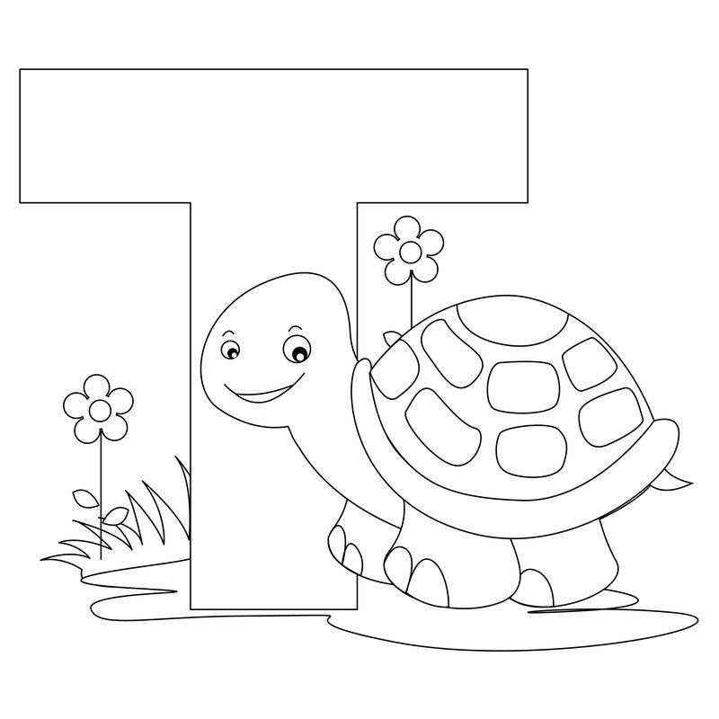 Bubble Alphabet Coloring Pages