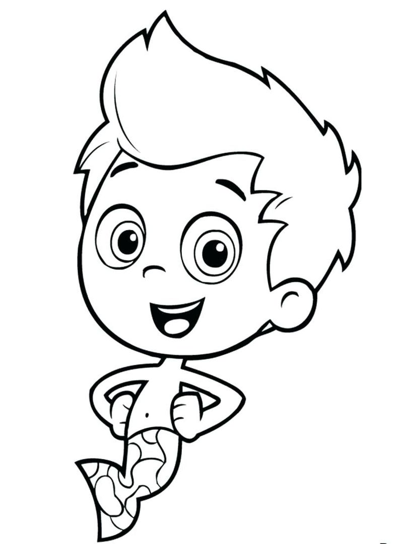 Bubble Guppies Coloring Pages Free