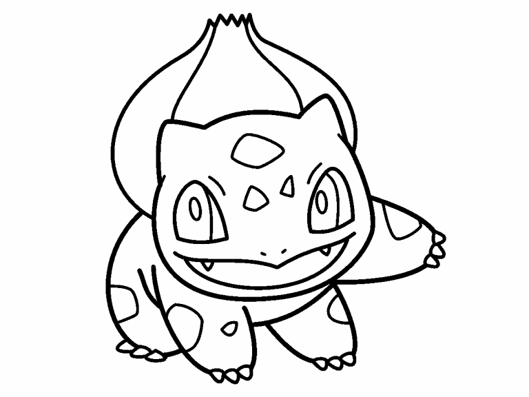 bulbasaur coloring pages