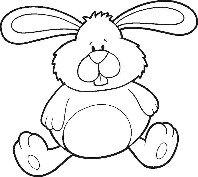 Bunny Coloring Page Printables