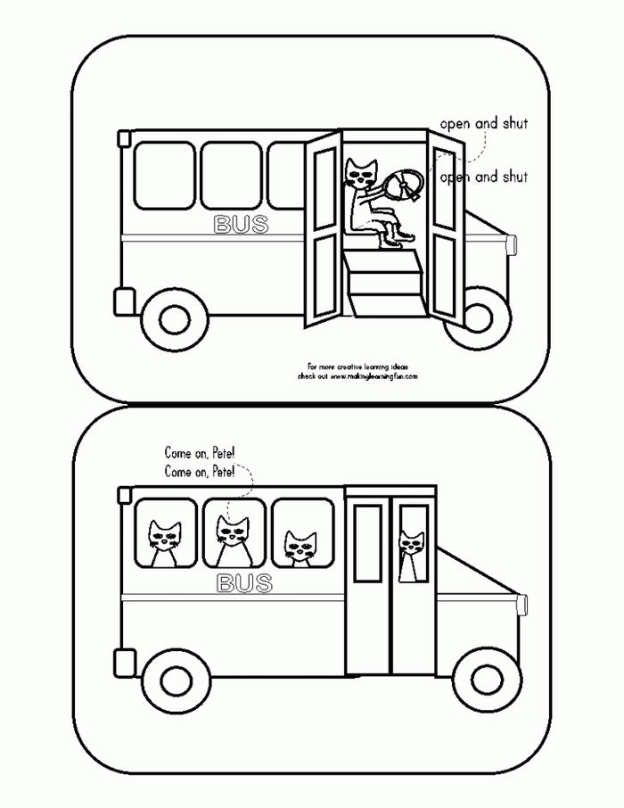 Bus Safety Coloring Pages