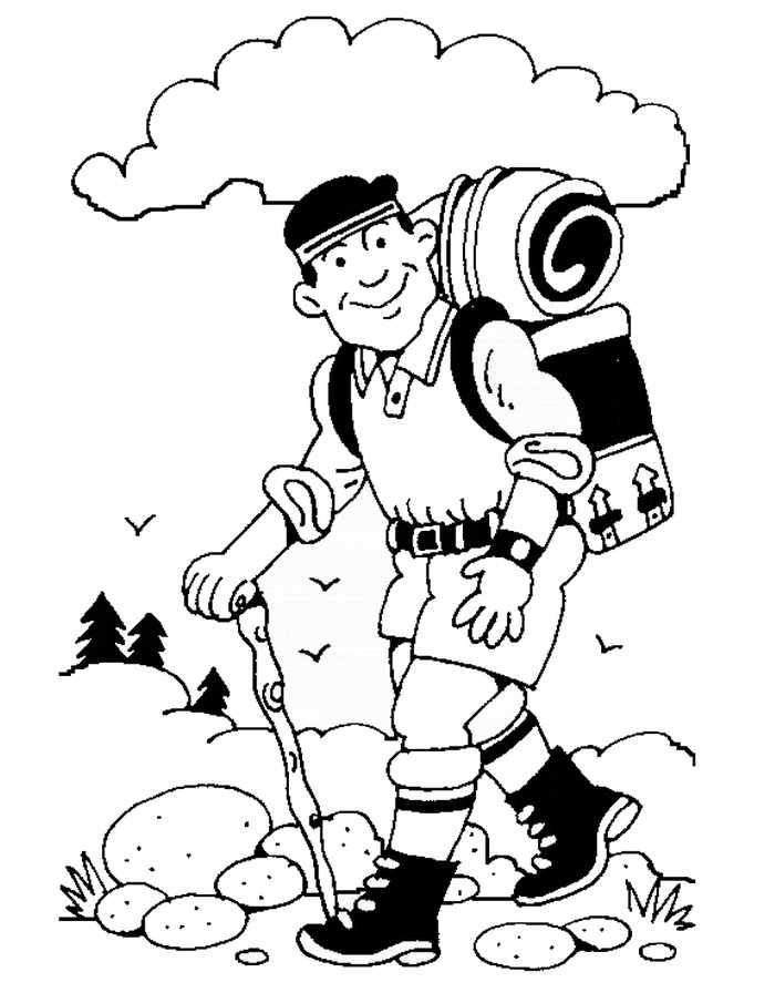 Camping Coloring Pages