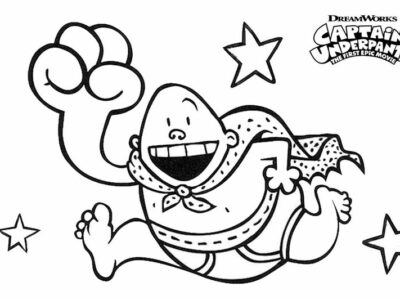 Captain Underpants Coloring Pages Jessica