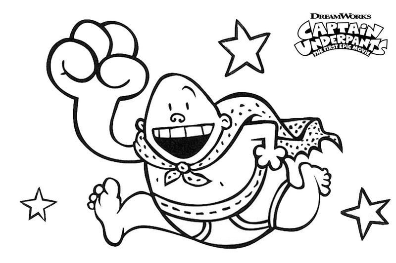 Captain Underpants Coloring Pages Jessica