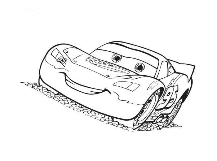 Cartoon Car Coloring Pages