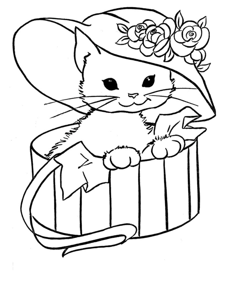 Cat in The Hat Coloring Pages