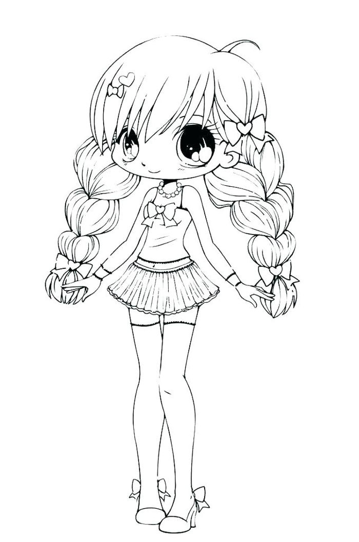 Chibi Anime Coloring Pages