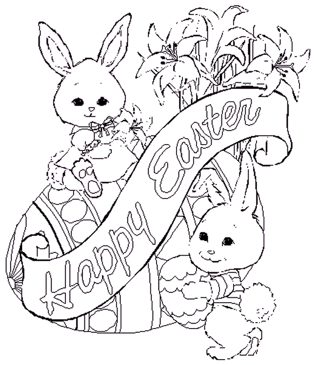 christian easter coloring pages