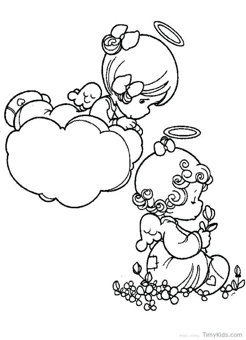 Christmas Angel Coloring Pages To Print