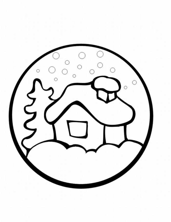 Christmas Coloring Pages For Preschoolers