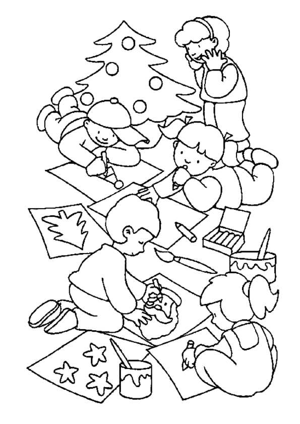 Christmas Coloring Pages Children