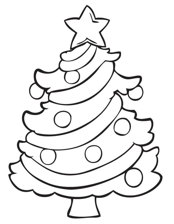 Christmas Coloring Pages Christmas Tree