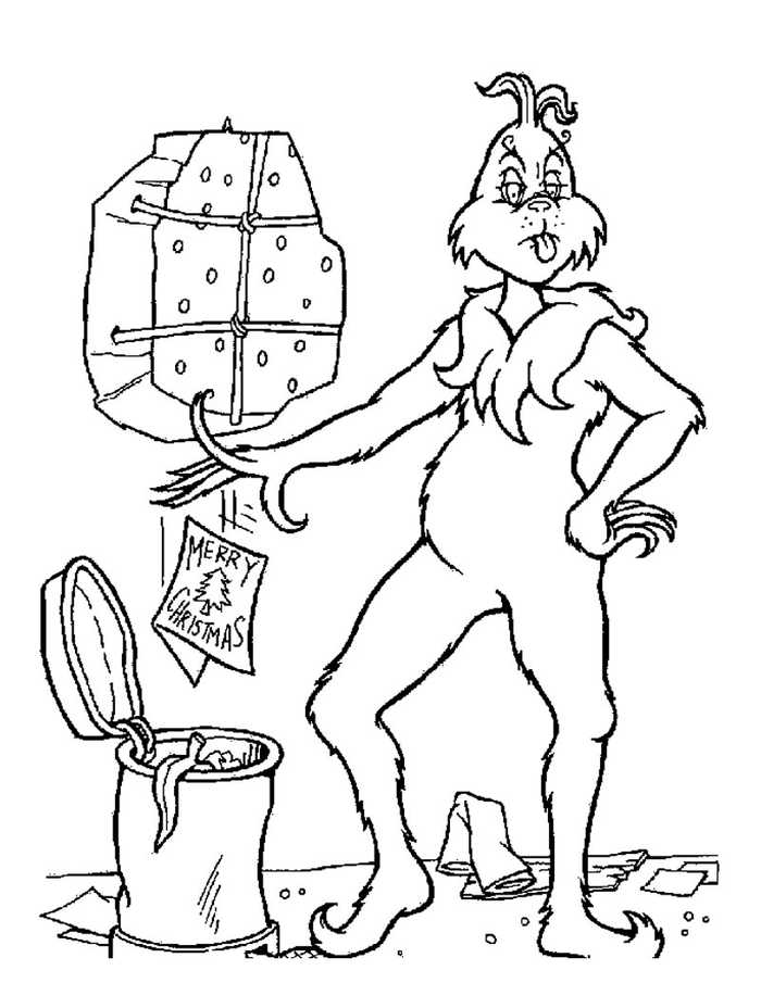 Christmas Coloring Pages Grinch