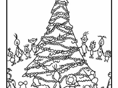 Christmas Grinch Coloring Pages