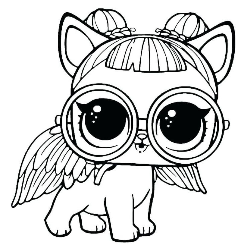 Christmas Littlest Pet Shop Coloring Pages