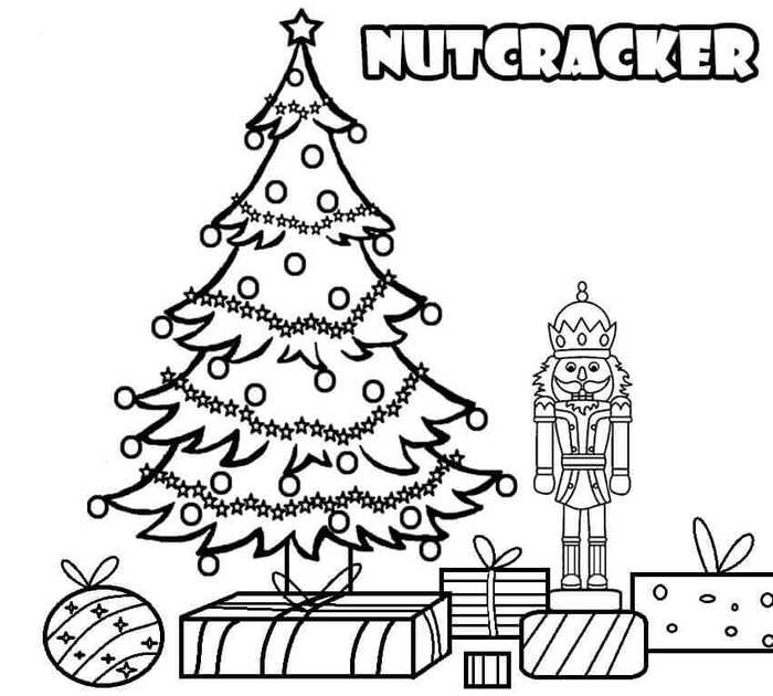 Christmas Nutcracker Coloring Pages