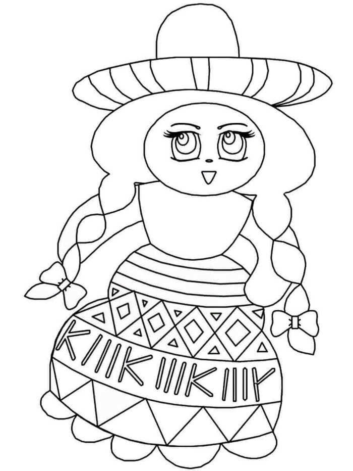 Cinco De Mayo Coloring Pages For Preschoolers