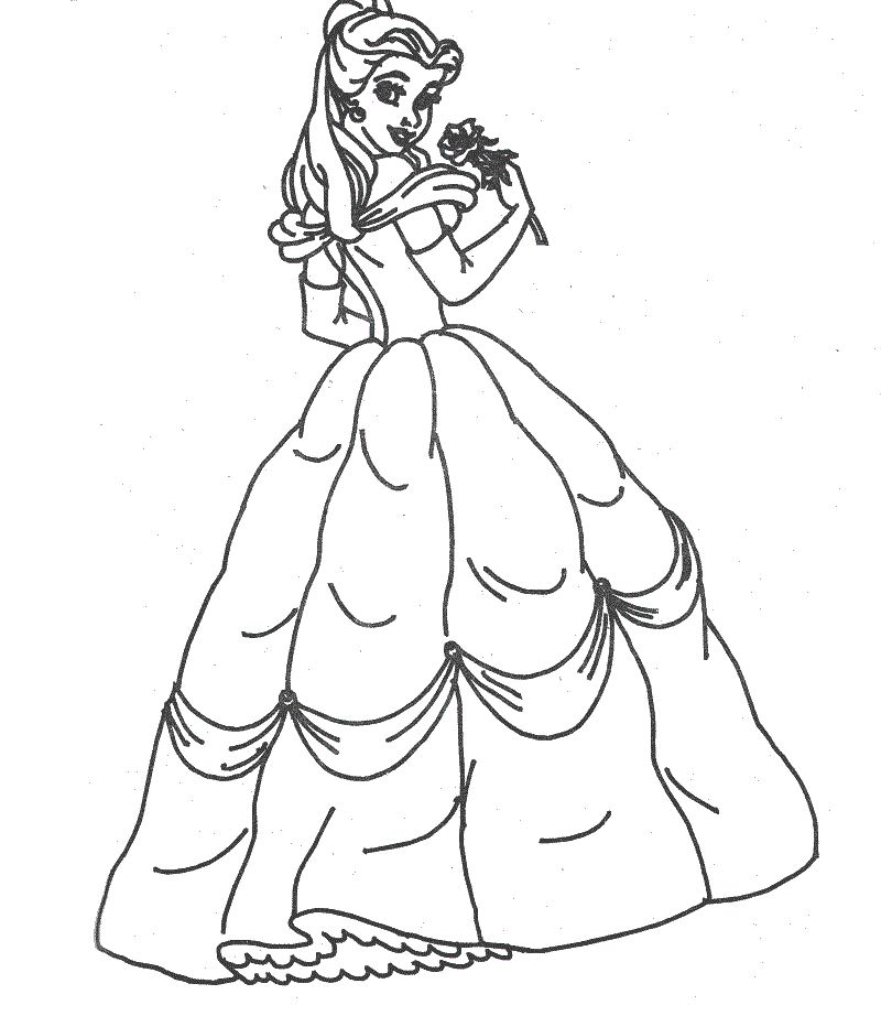 Cinderella Coloring Pages Online