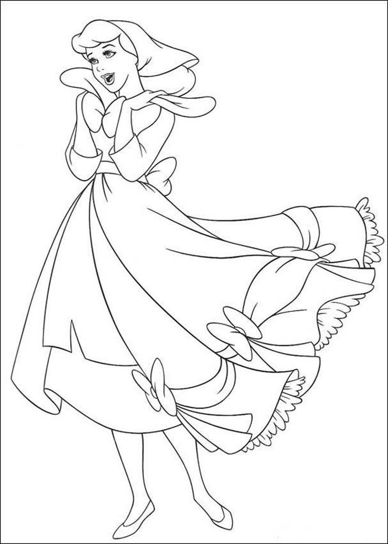 Cinderella Disney Coloring Pages