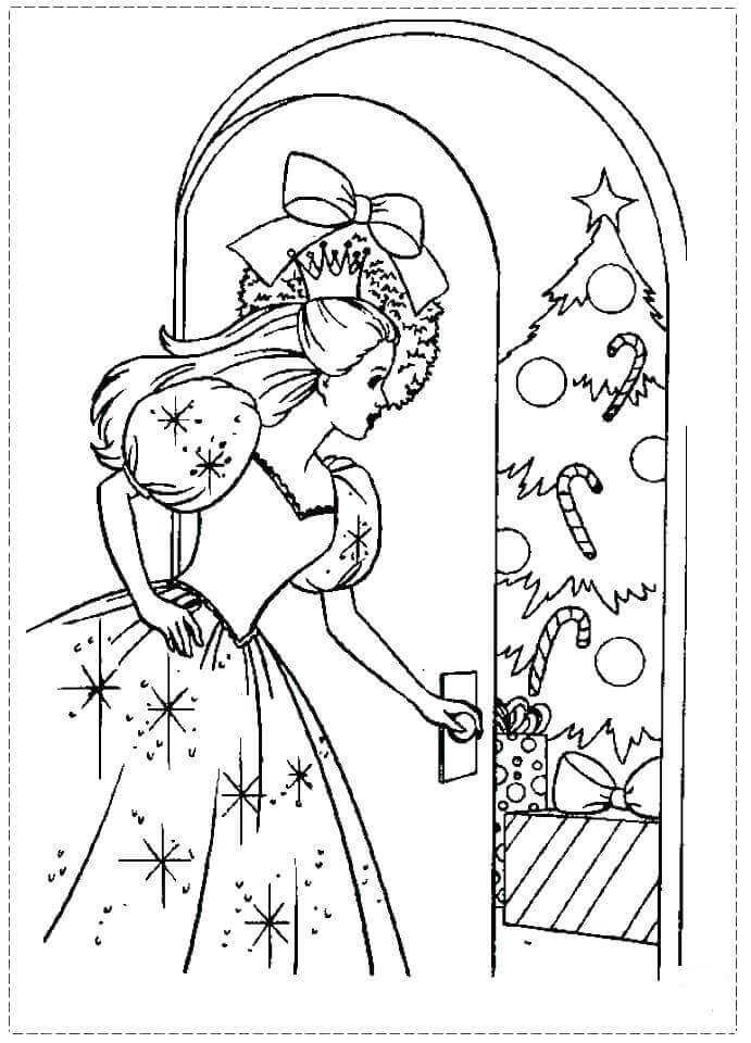 Clara The Nutcracker Coloring Page Printable