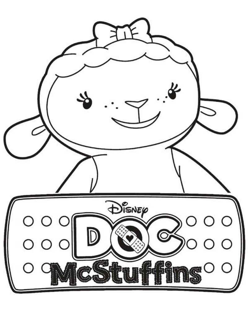 Color Lambie Doc McStuffins