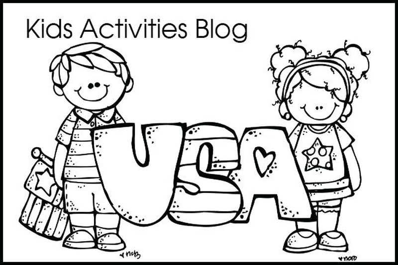 Coloring Book Pages 4th Of July