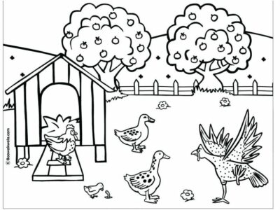 Coloring Farm Pages