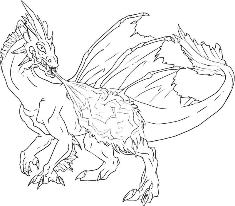 Coloring Pages Dragon